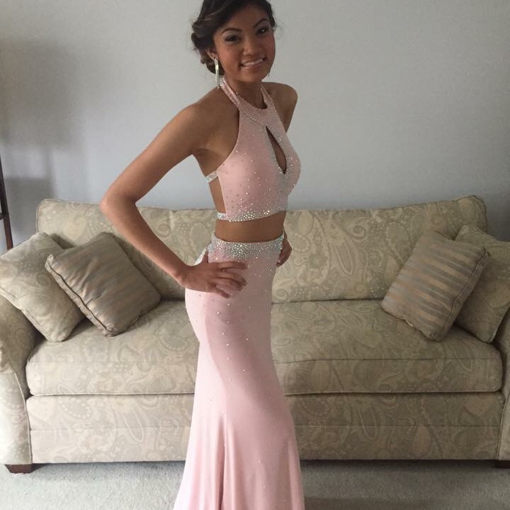Pink Jovani Prom Dress Size 00/0